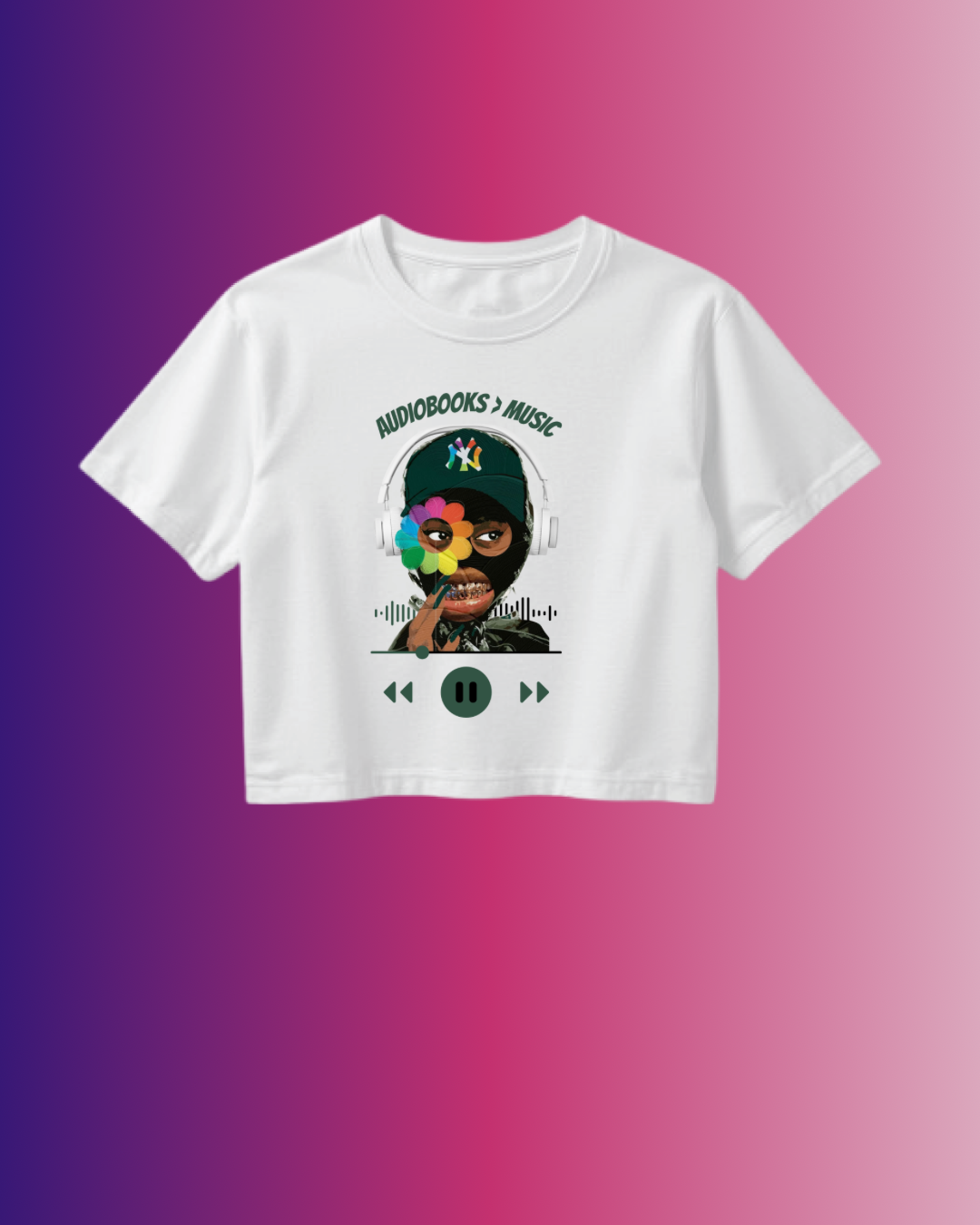 Audiobook Crop Tops