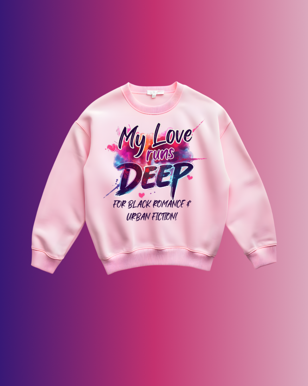 Deep In Love Pink Sweater