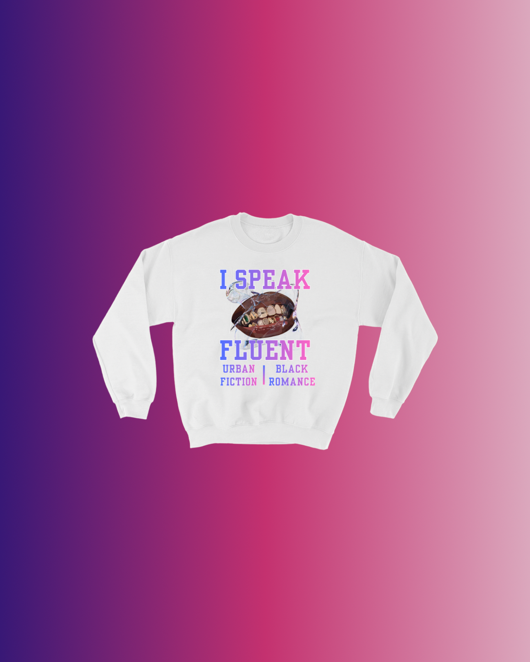 Sassy Colored White Crewneck