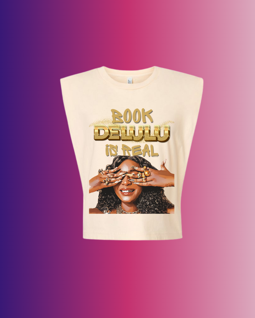 Book Delulu Sleeveless Tee