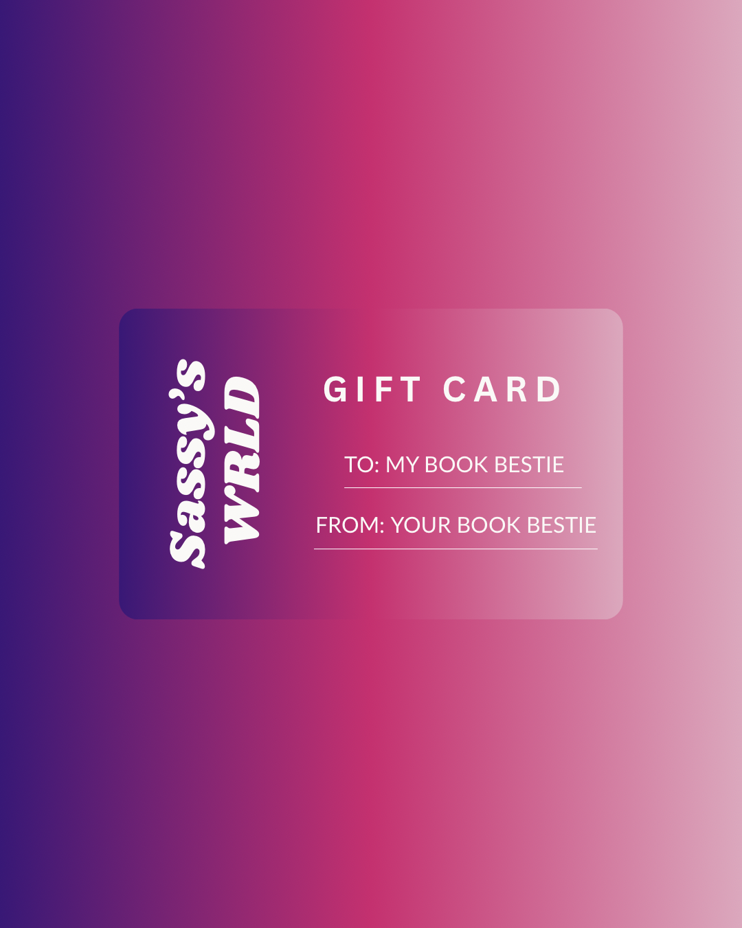 Bookish Gift Cards