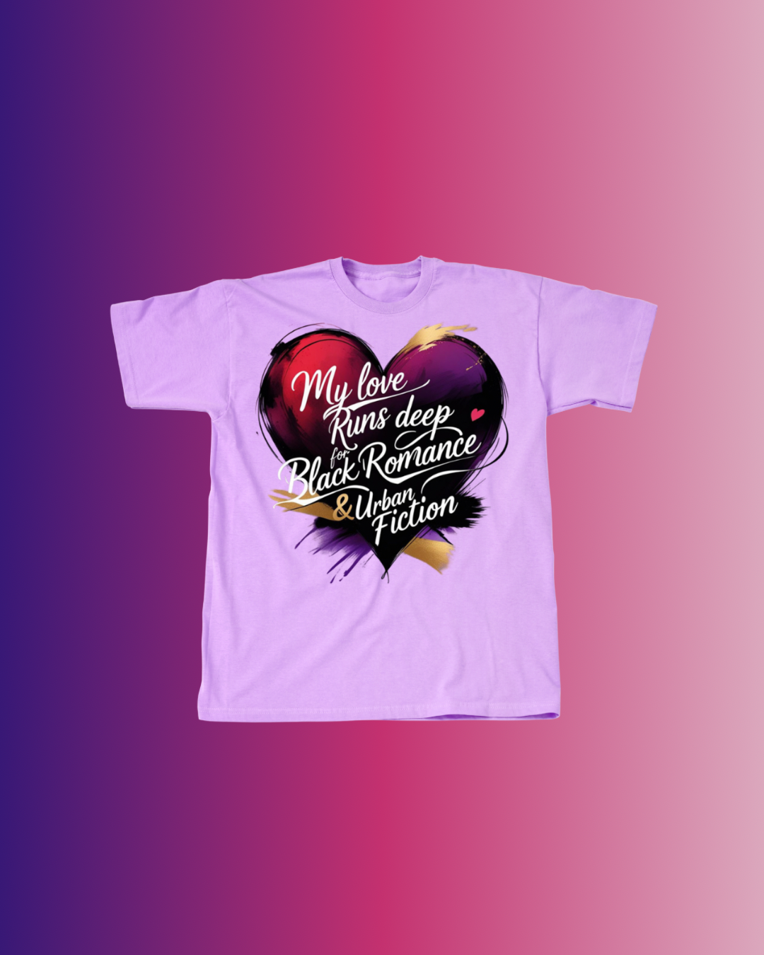 Deep In Love Purple Tee