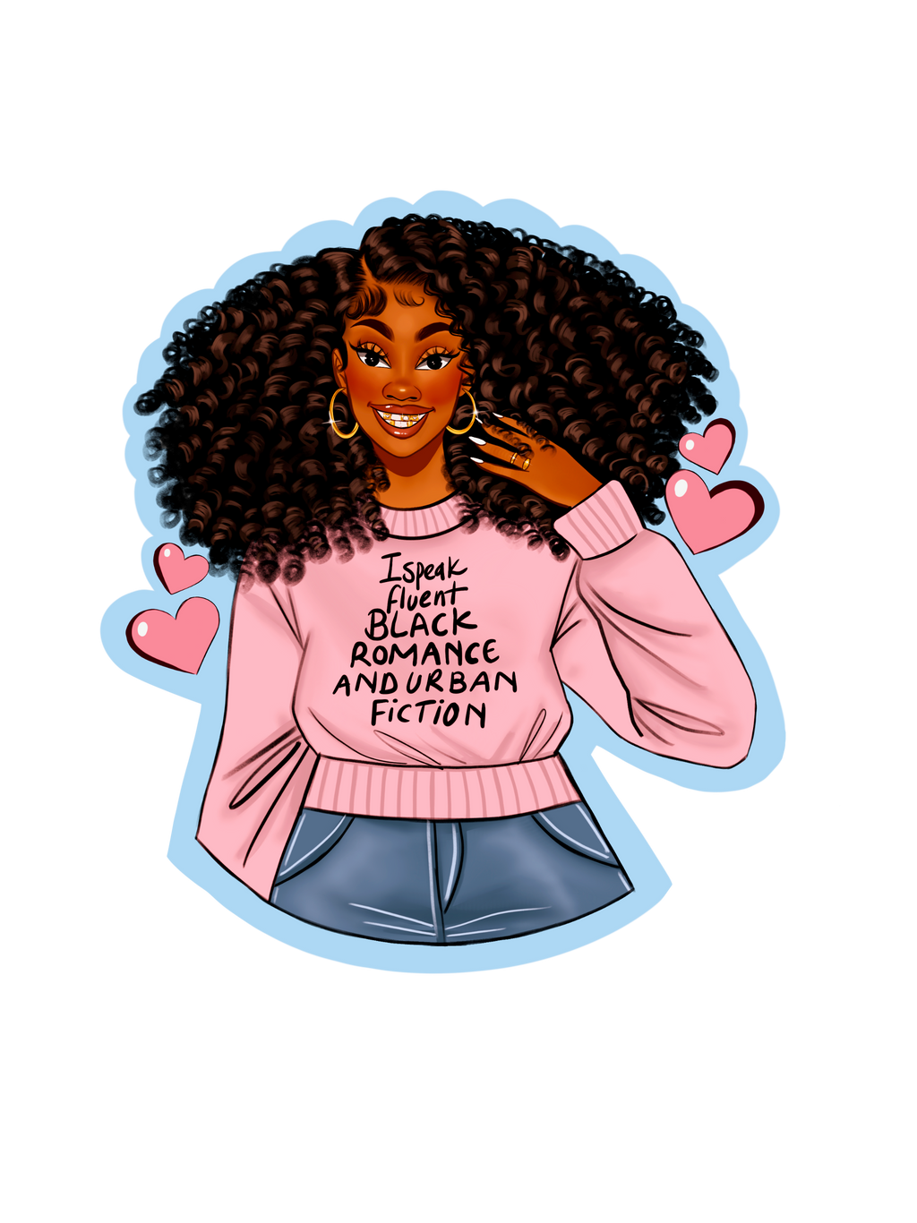 Fluent Black Girl (Pink Tee)