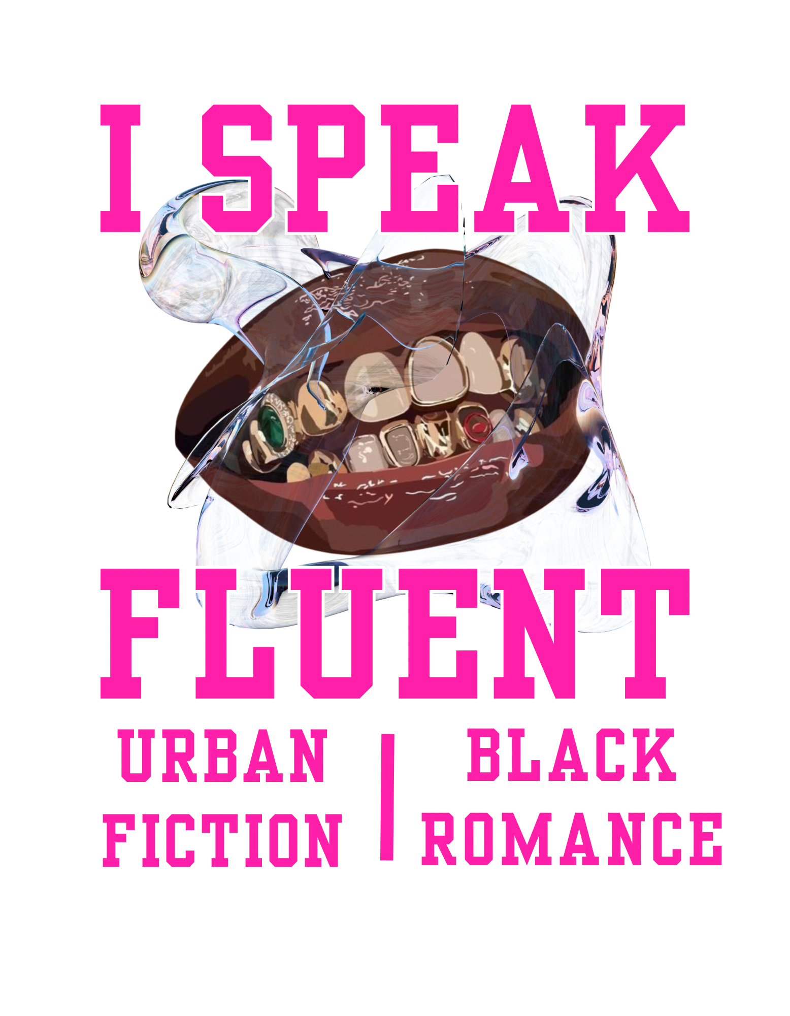 Bookish Sleeveless Tee (Pink)