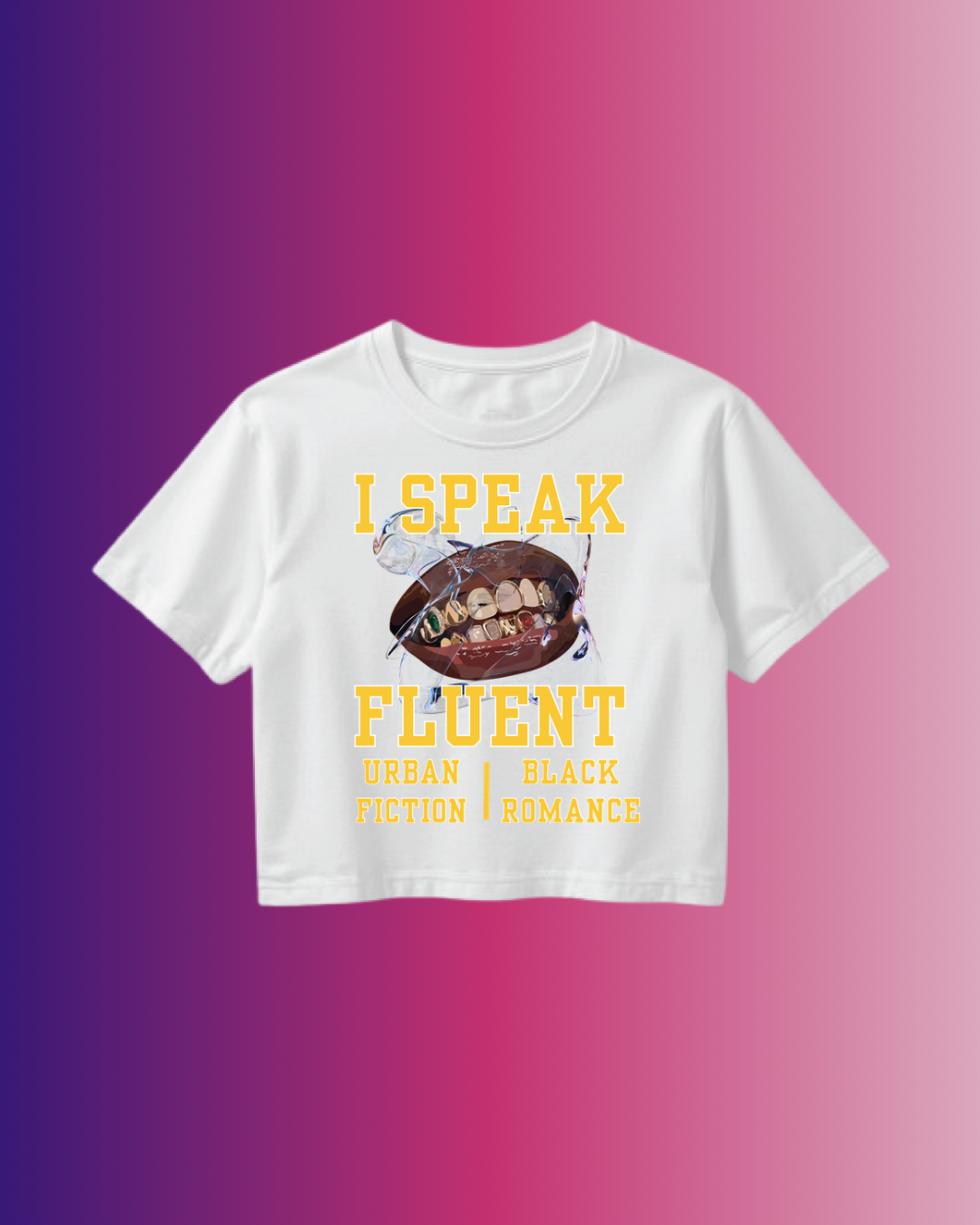 Bookish Spring Crop Tops