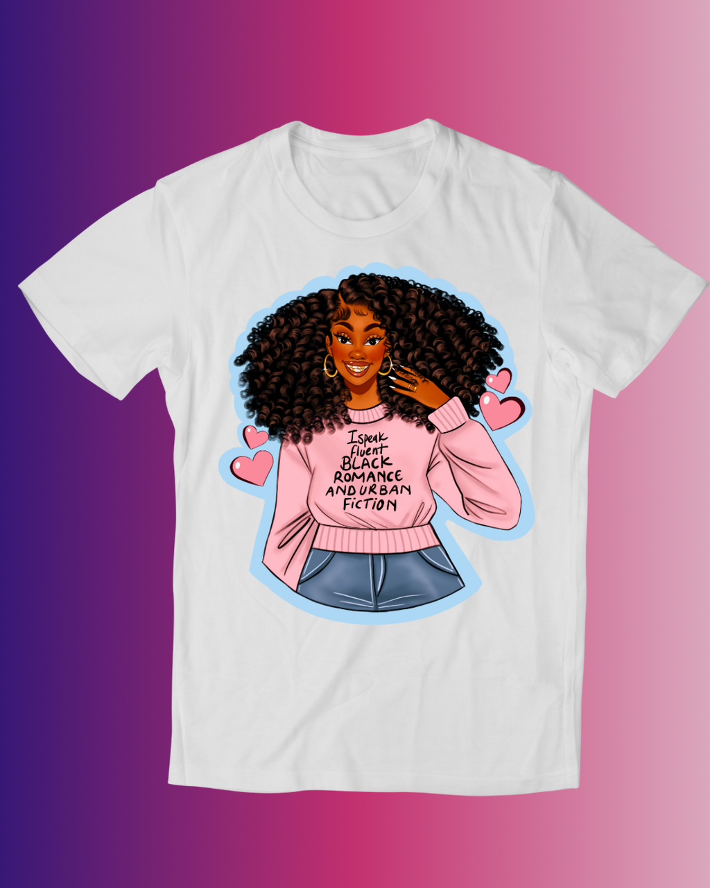 Fluent Black Girl Anniversary Tee