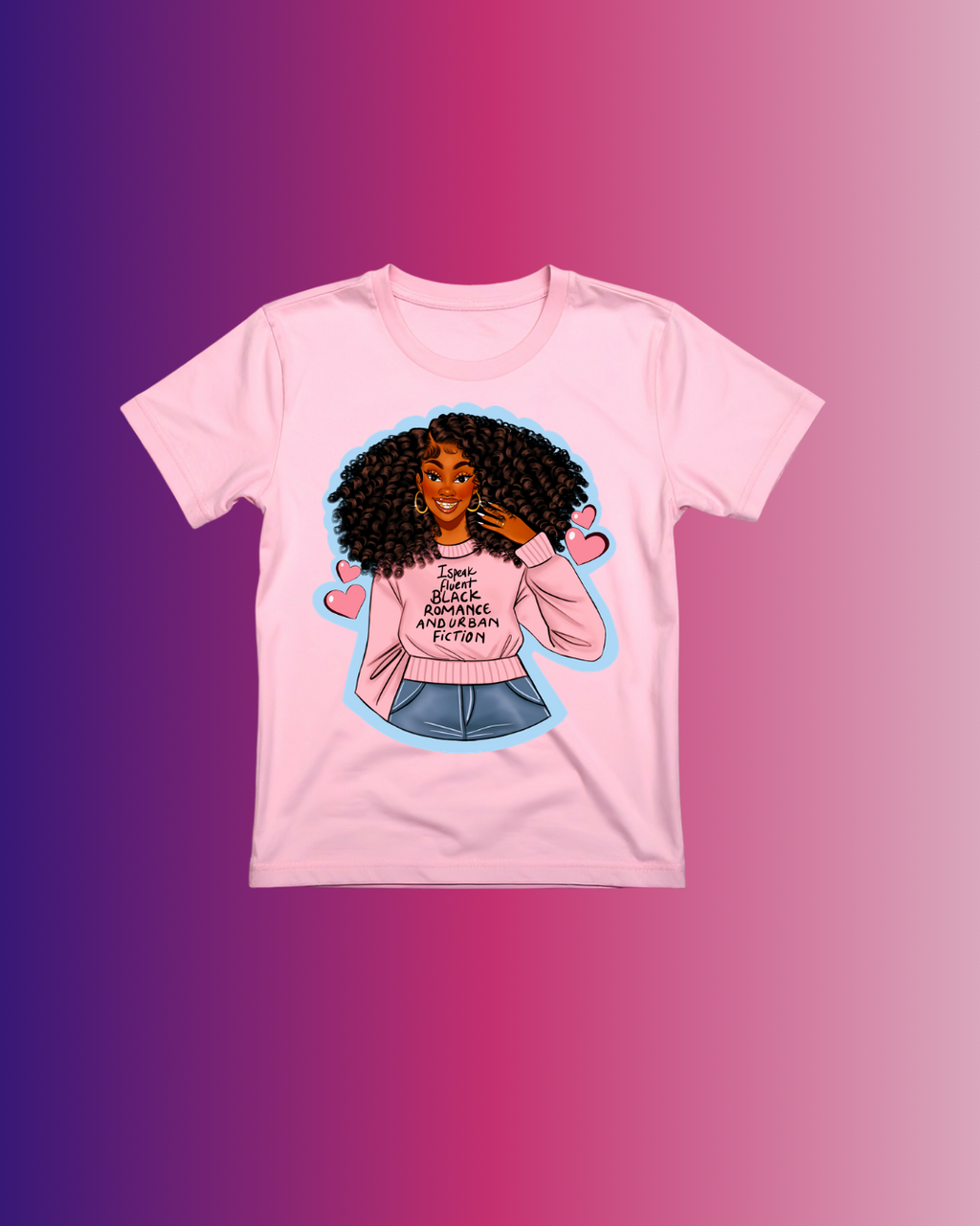 Fluent Black Girl (Pink Tee)