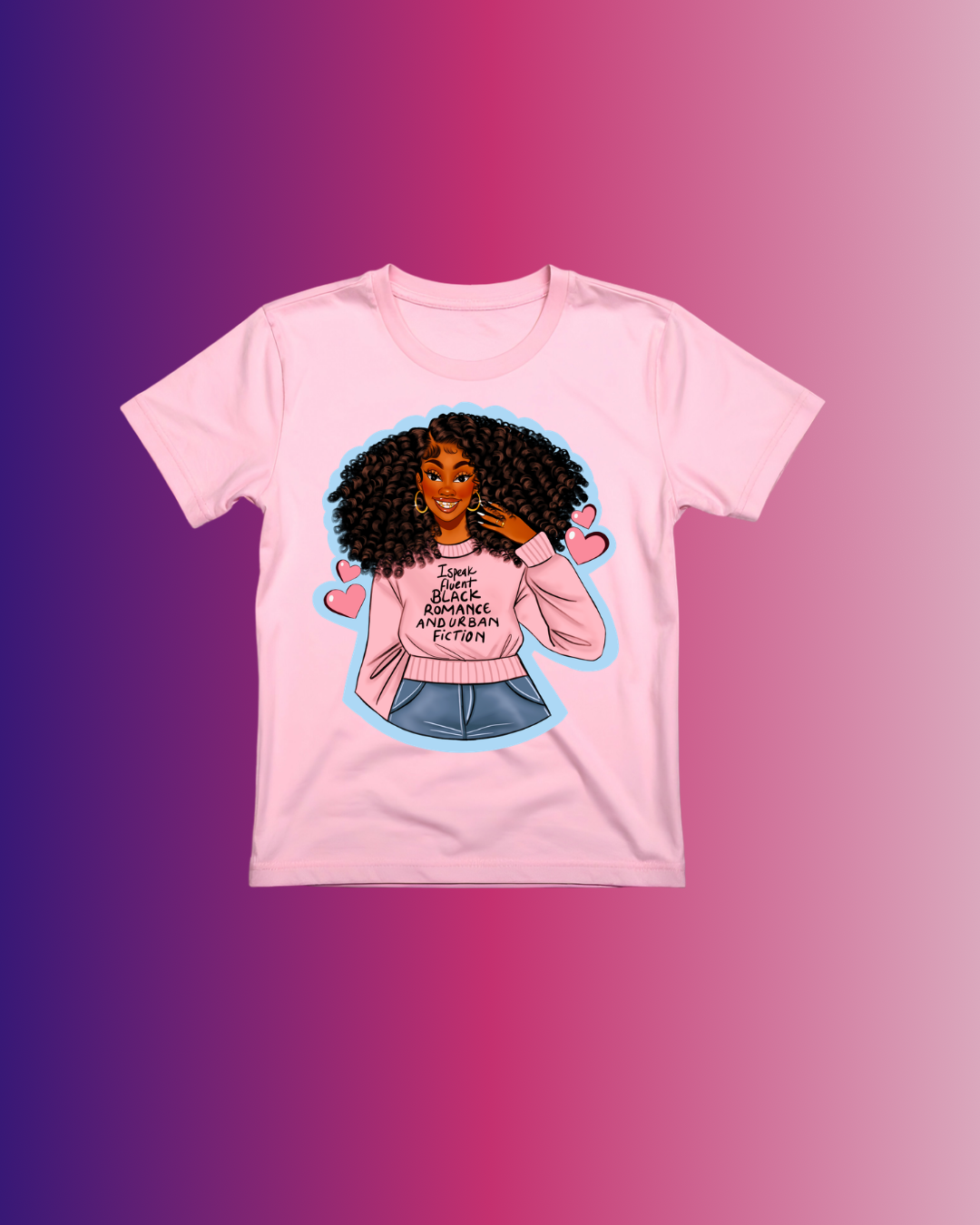 Fluent Black Girl (Pink Tee)