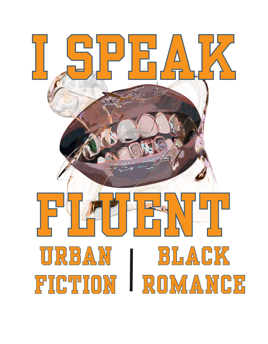 Exclusive Bookish Tee Black/Orange