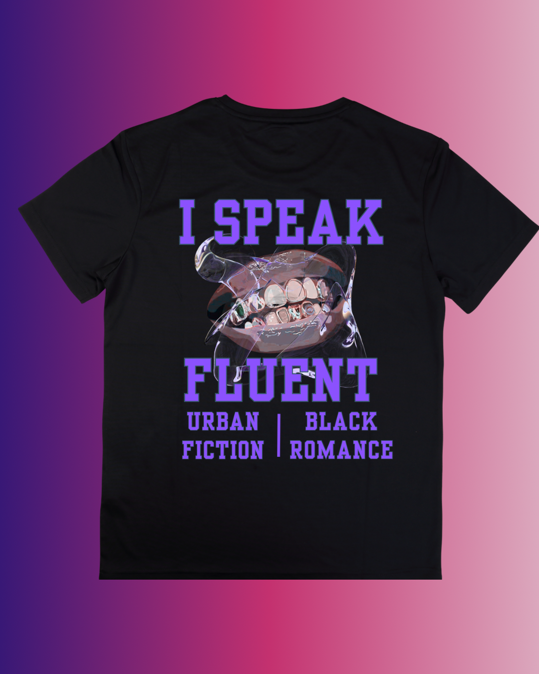Exclusive Bookish Tee Black & Purple