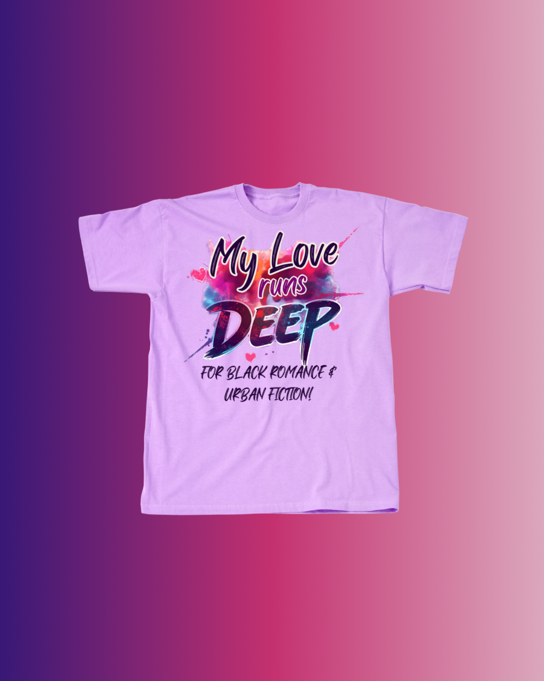 Deep In Love Purple Tee